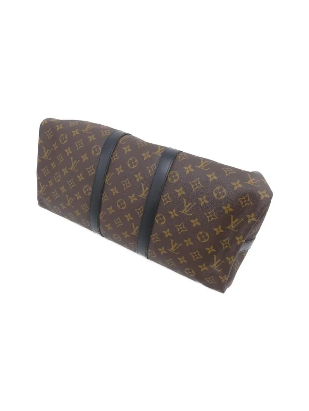 Louis Vuitton Monogram Macassar Keepall Bandouliere 45 Boston Bag